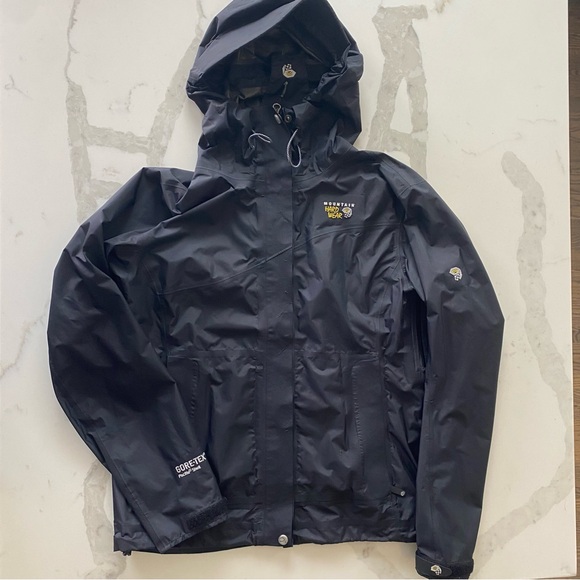Mountain Hardwear Women's Paclite Goretex Rain Shell Jacket Sz M NWOT Hood - Picture 2 of 13